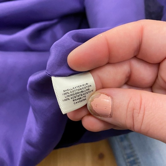 Anthro Moulinette soeurs Purple Strapless Empire Knee Length Dress Size 4 - Picture 4 of 6